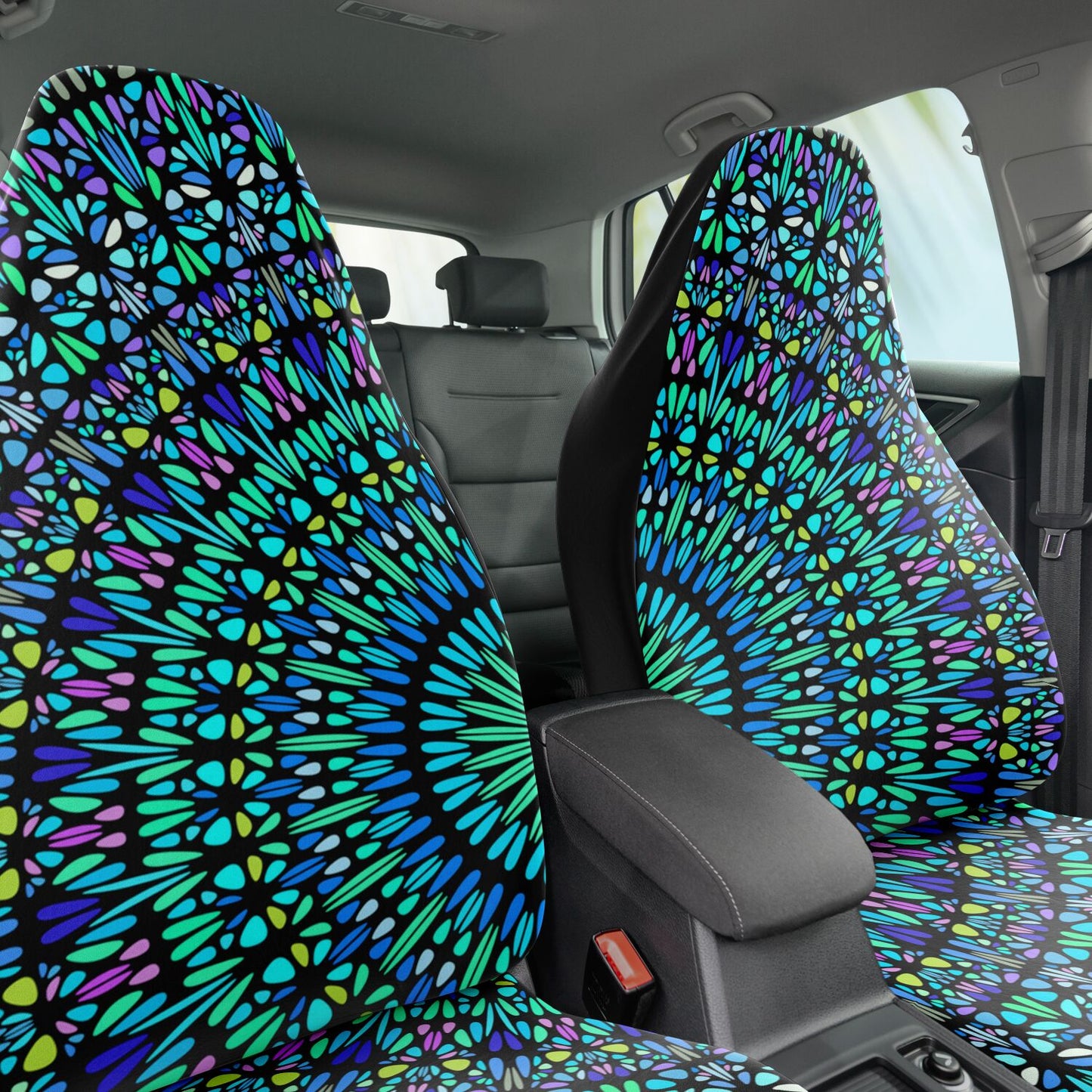 AQUA MANDALA - Car Seat Covers