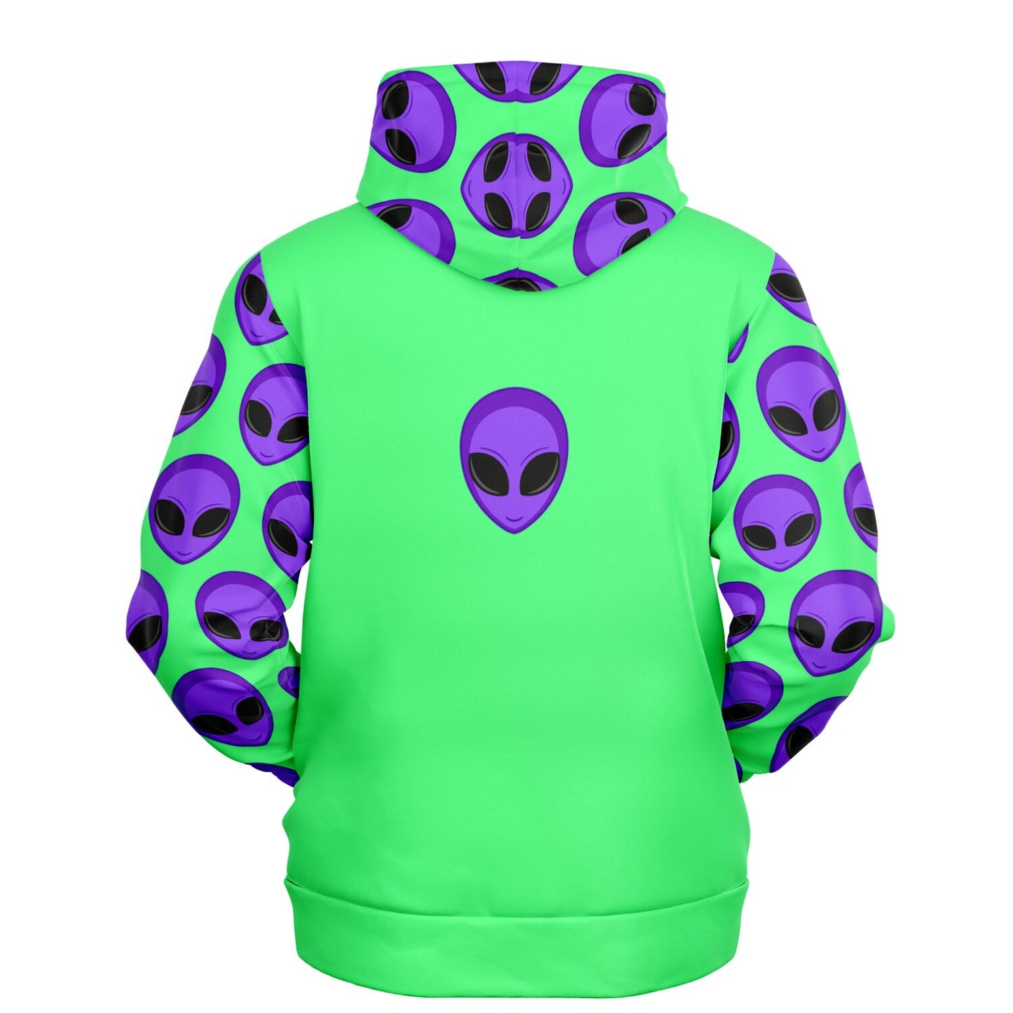 PURPLE ALIEN - Full Print Hoodie