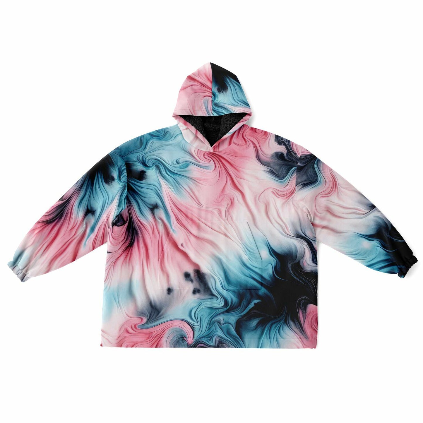 One-size unisex snug hoodie by RAVEBOUND with fleece lining