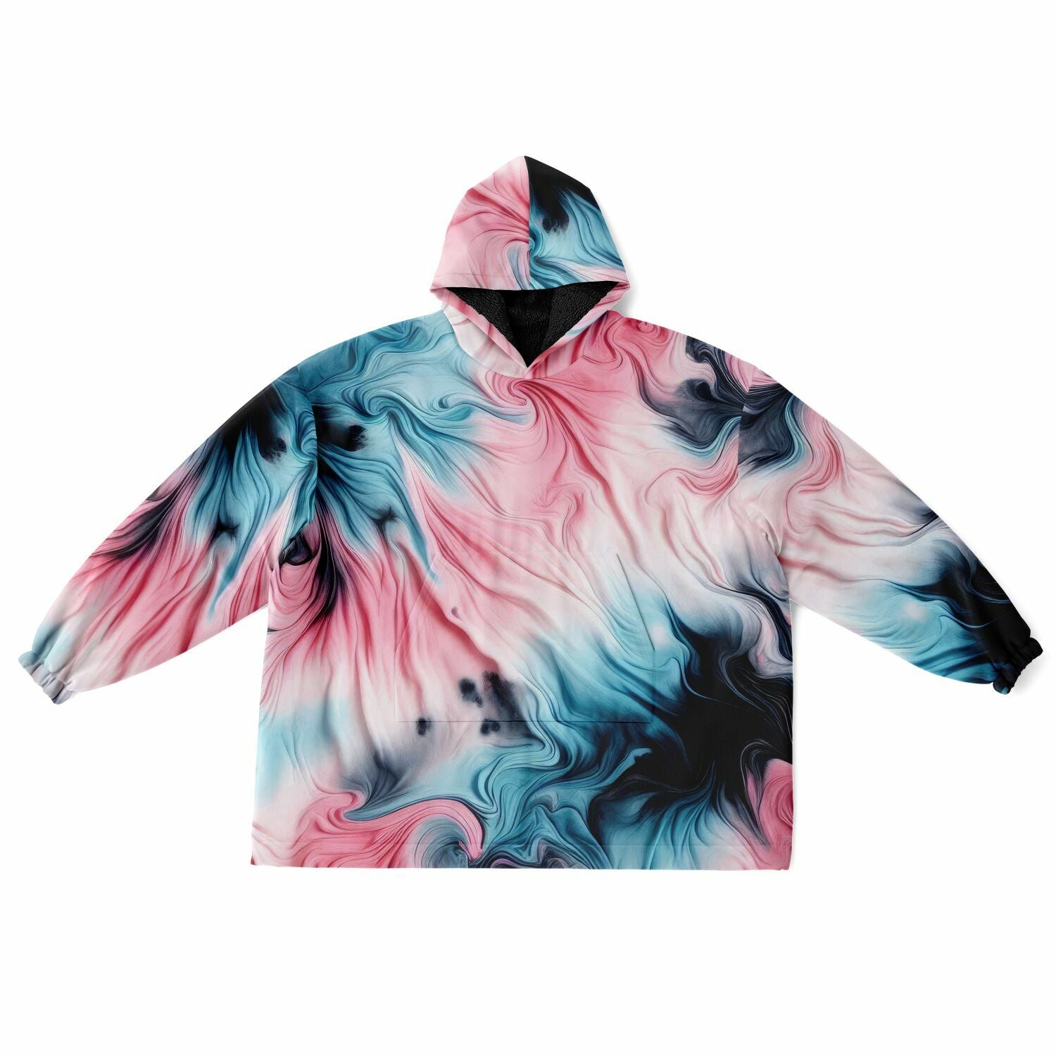 One-size unisex snug hoodie by RAVEBOUND with fleece lining