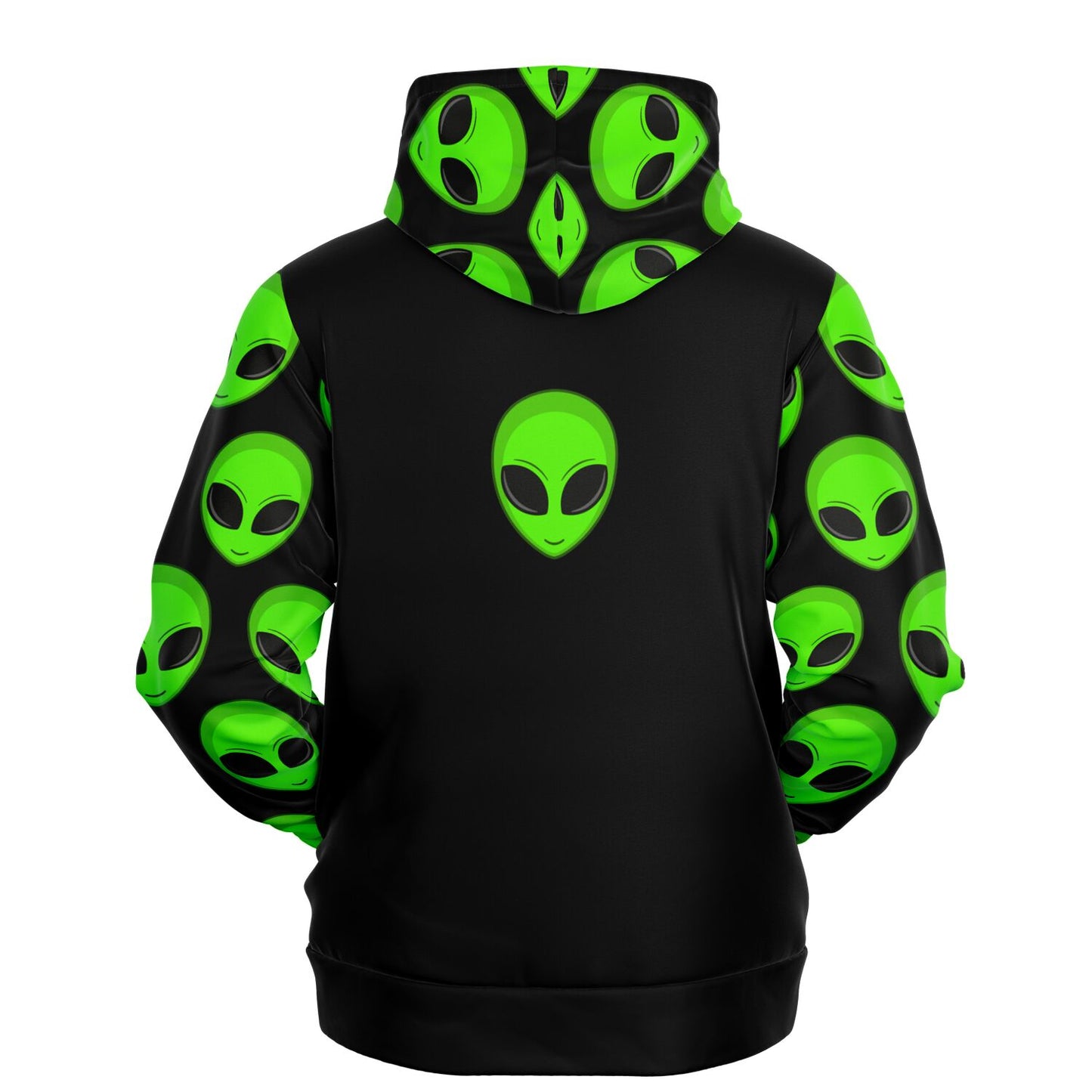 GREEN ALIEN - Full Print Hoodie