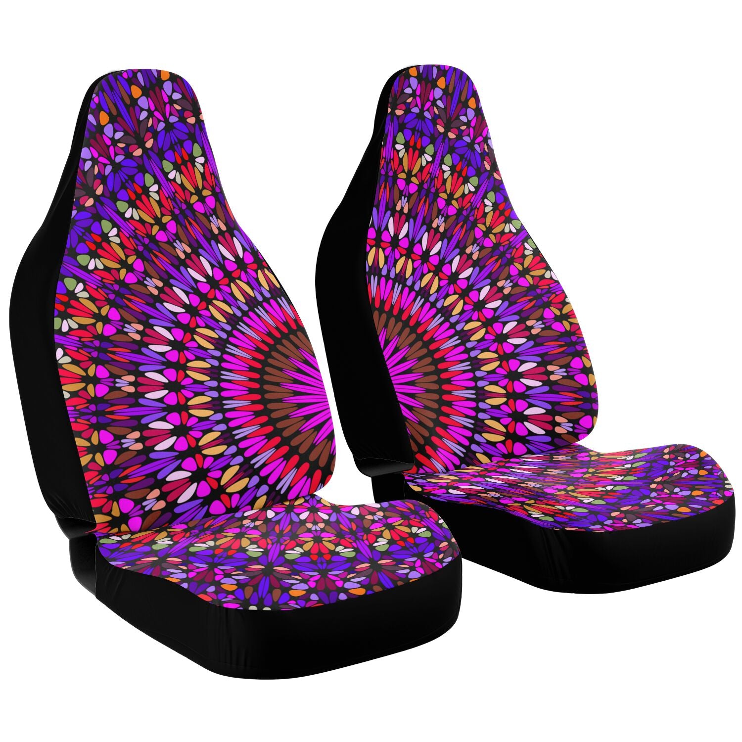 MAGENTA MANDALA - Car Seat Covers