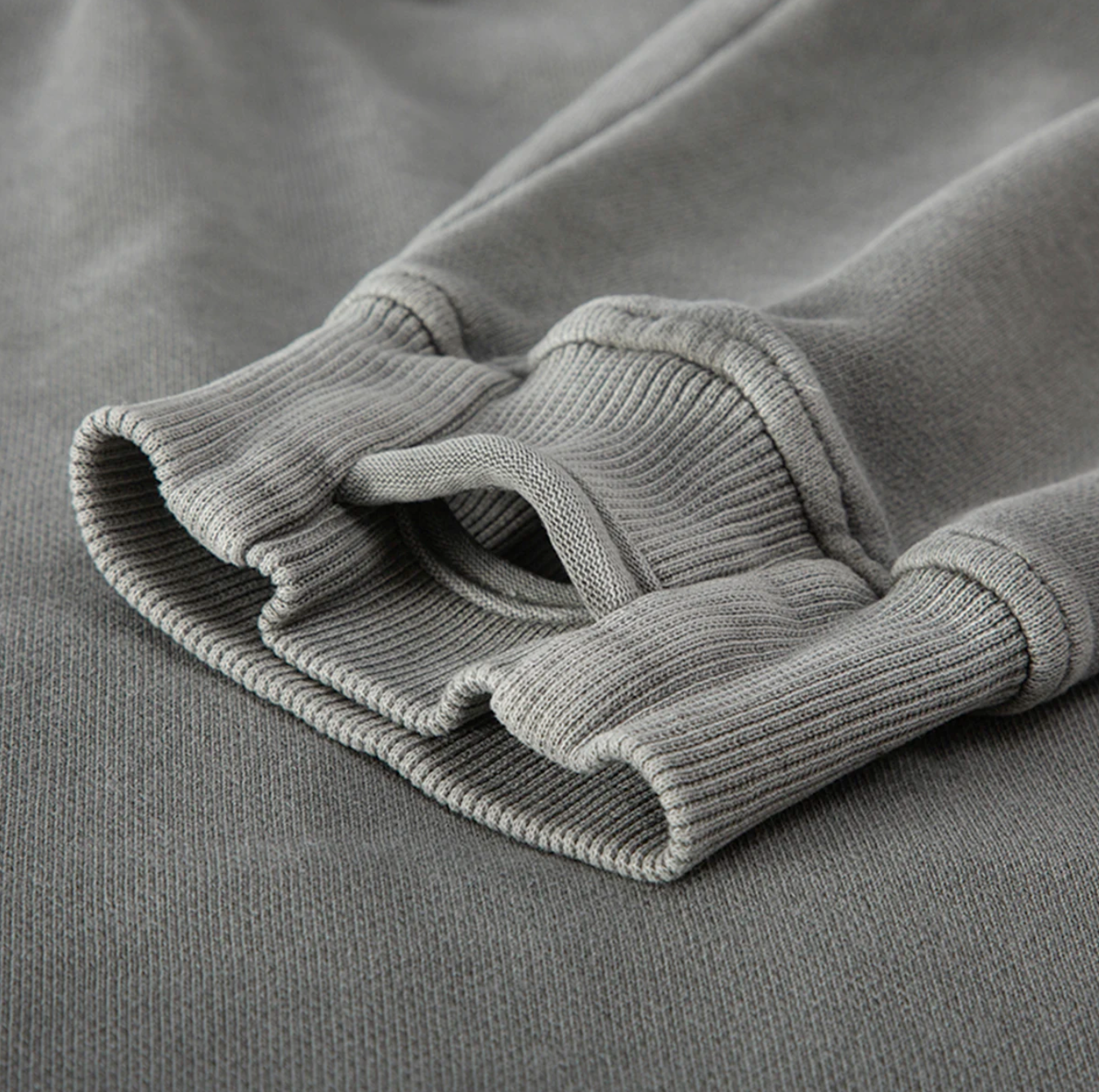 Garment fabric sleeve close up 