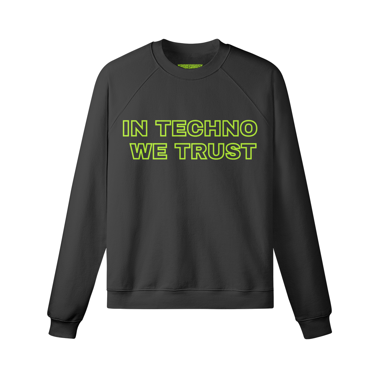 IN TECHNO WE TRUST - Unisex Fleece-lined Sweatshirt
