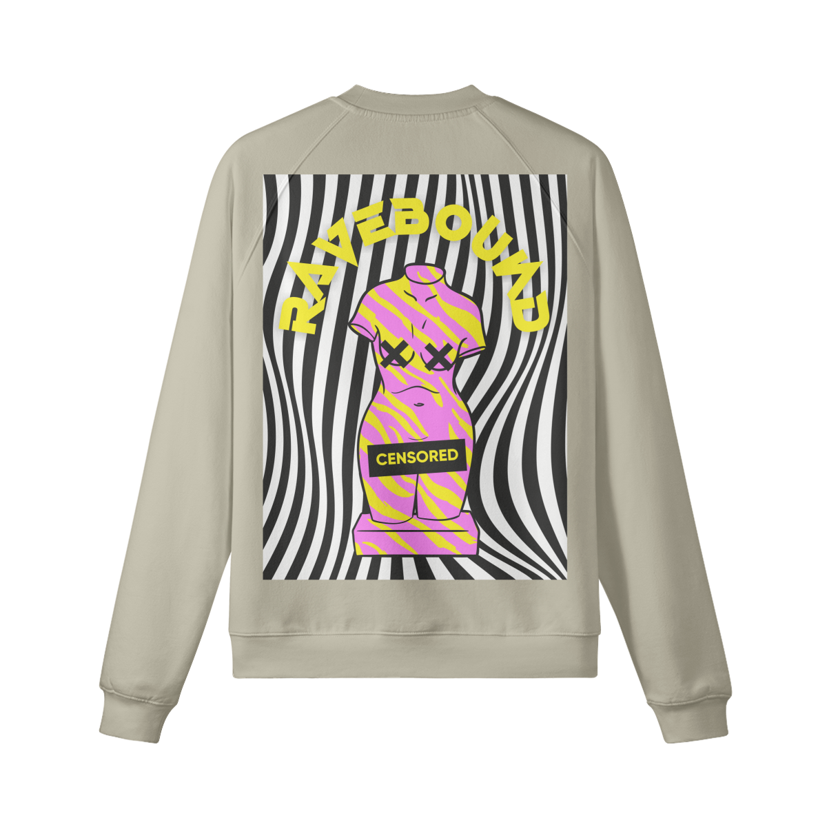 FEMALE STATUE - Unisex Fleece-lined Sweatshirt