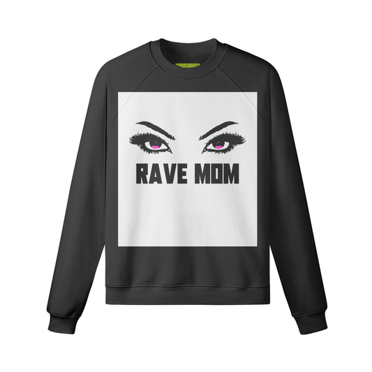 LASER EYES RAVE MOM - Fleece-lined Sweatshirt