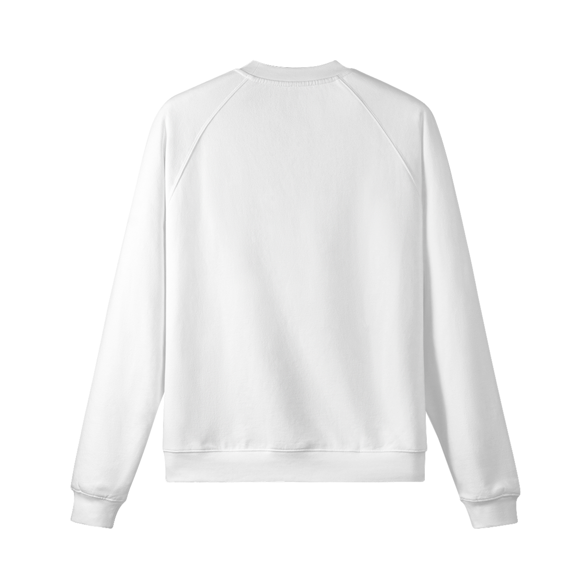 LASER EYES RAVE MOM  - Fleece-lined Sweatshirt (WHITE)