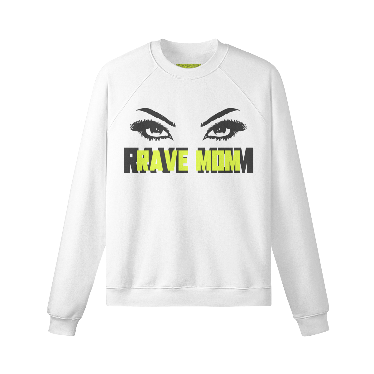 RAVE MOM FINE LIME - Fleece-lined Sweatshirt