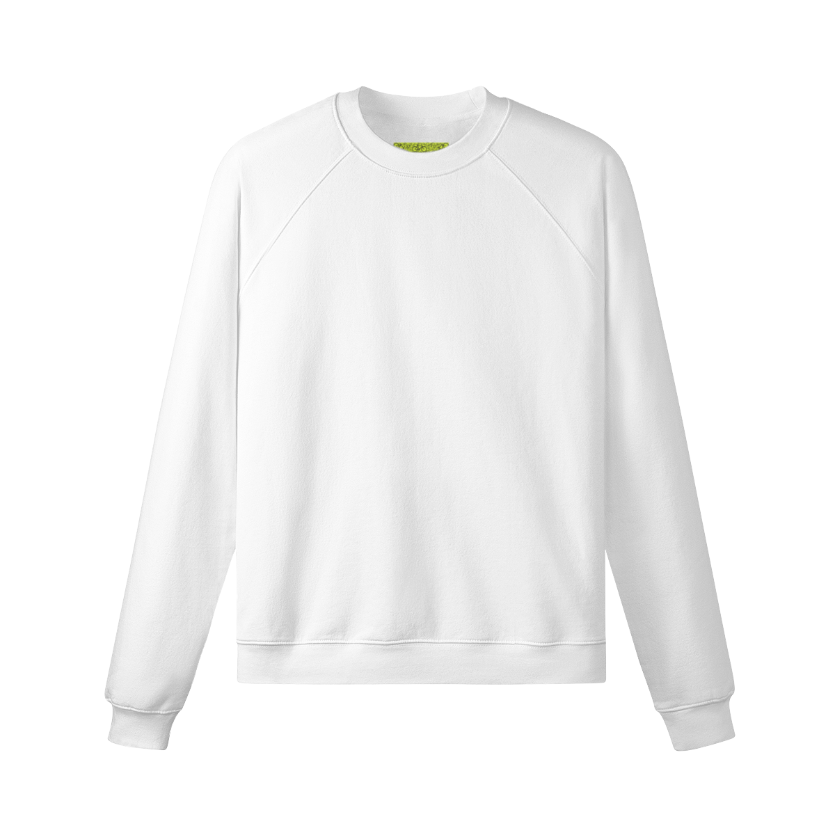 BACK PRINT RAVE DADDY - Unisex Fleece-lined Sweatshirt - WHITE - FRONT