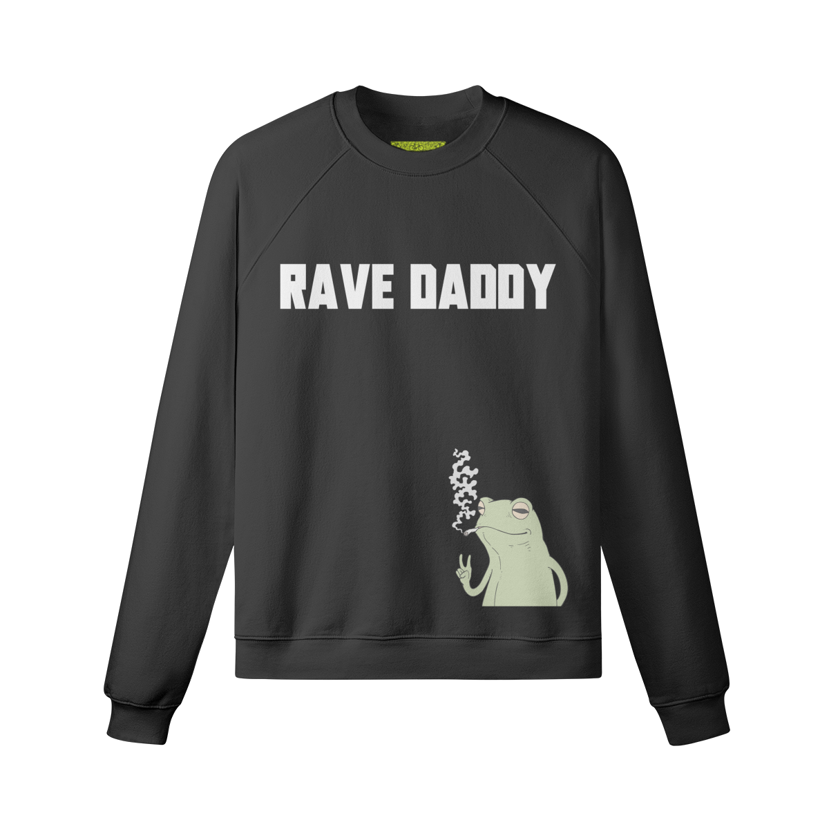 RAVE DADDY FROG - Unisex Fleece-lined Sweatshirt