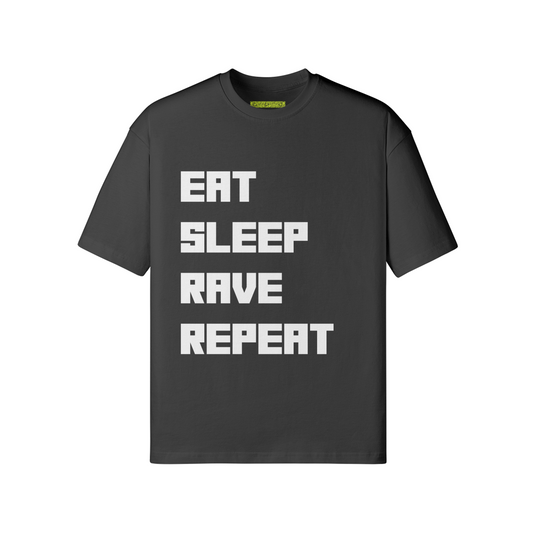 EAT.SLEEP.RAVE.REPEAT - Unisex Loose T-shirt