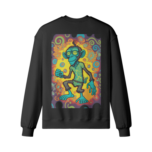 TRIP MONKEY (BACK PRINT) - Unisex Oversized Sweatshirt