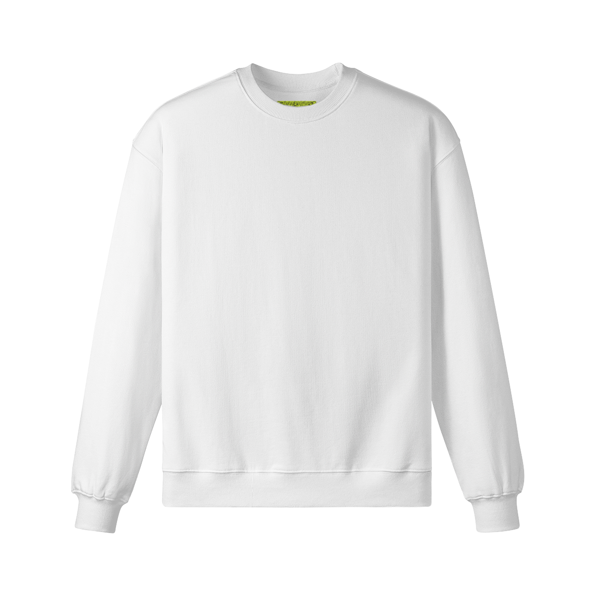 ACID (BACK PRINT) - Unisex Oversized Sweatshirt - front - white