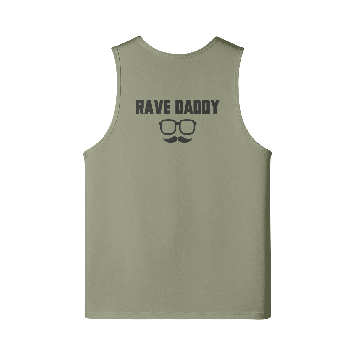 RAVE DADDY (BACK PRINT) - Unisex Longline Loose Tank
