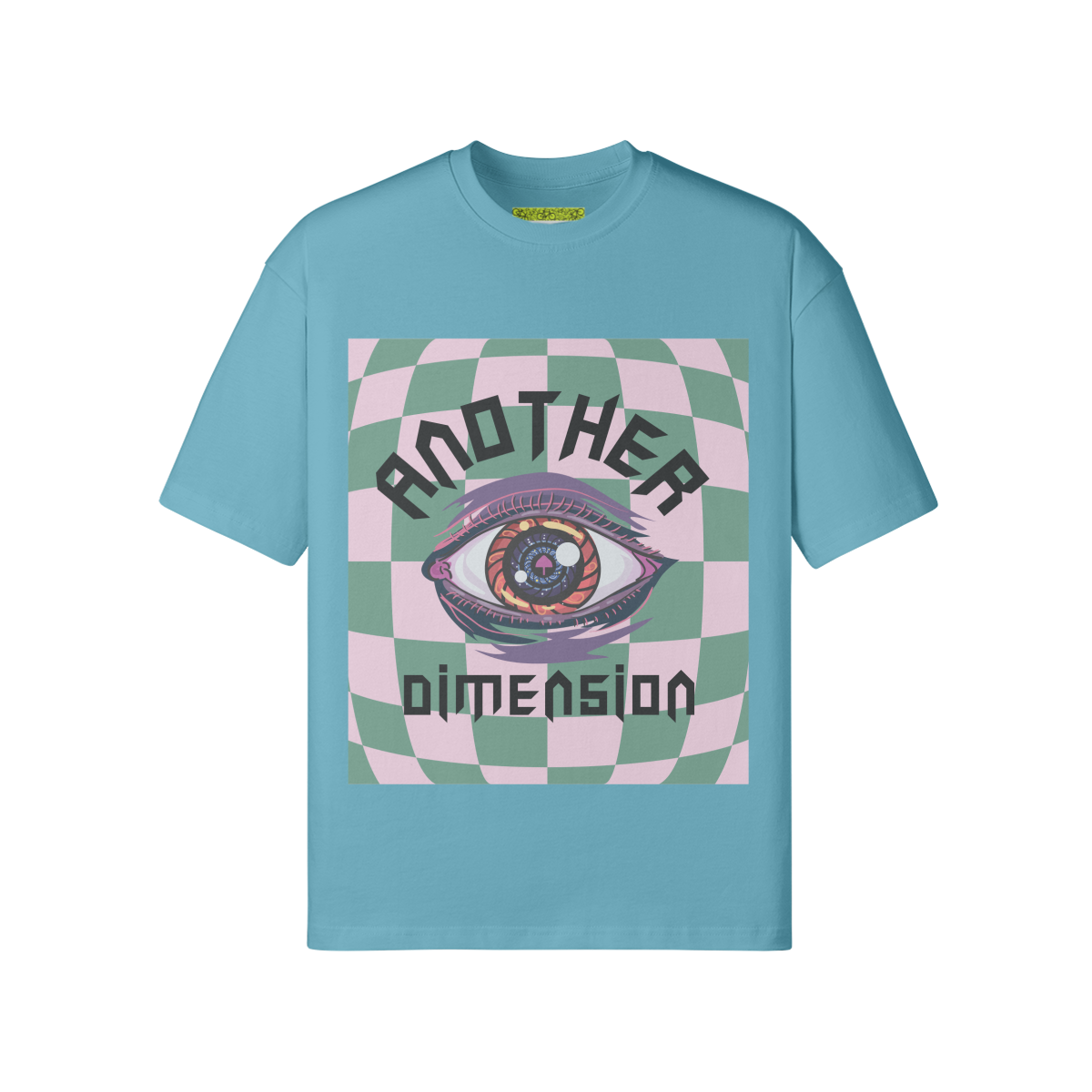 ANOTHER DIMENSION - Unisex Loose T-shirt - Medium Green