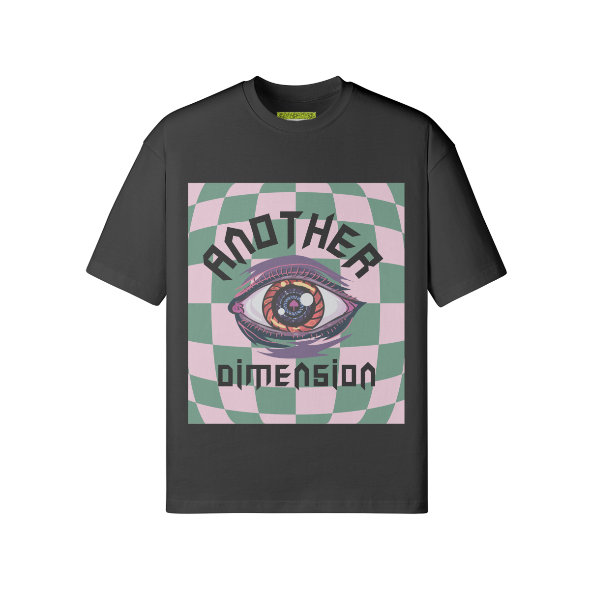 ANOTHER DIMENSION - Unisex Loose T-shirt - black