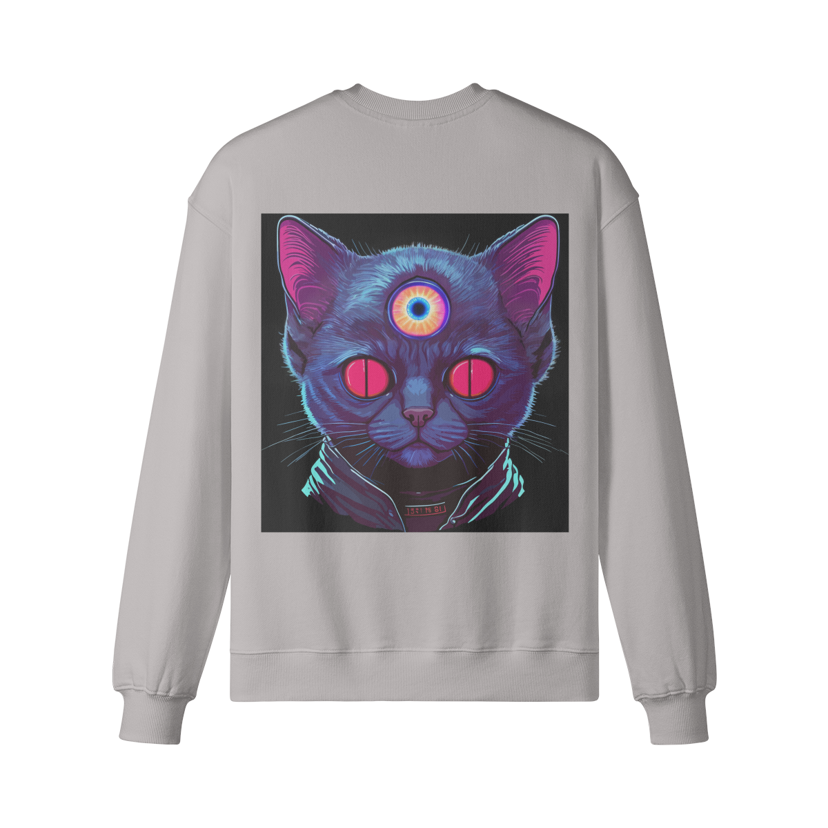 CAT EYE - Unisex  Oversized Sweatshirt - Heather gray