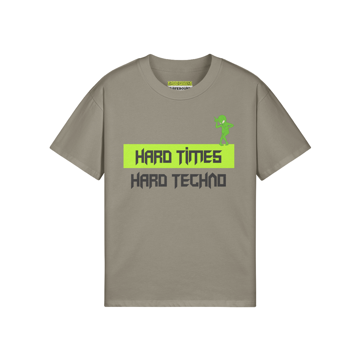 HARD TIMES HARD TECHNO - Unisex Oversized T-shirt