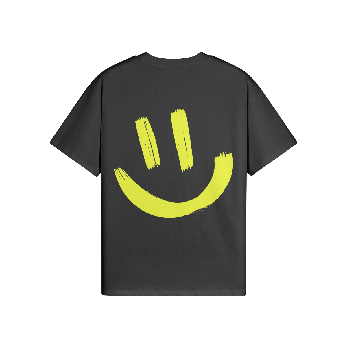 $MILE Yellow (BACK PRINT) - Unisex Oversized T-shirt (BLACK)