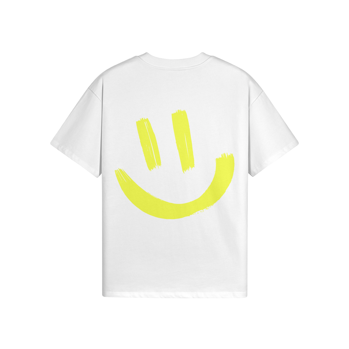 Back of $MILE (BACK PRINT) - Unisex Oversized T-shirt (WHITE)